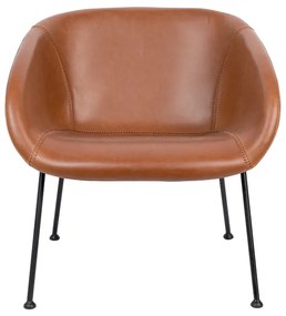 Zuiver Feston Design Fauteuil Bruin Leer