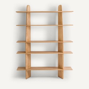 Boekenkast in massief eik, Iloss