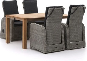 Diningset Intenso | 4 personen | Tuinset teakhout | 5-delig | Kees Smit Tuinmeubelen