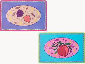 Placemats Frutta, 2-delig
