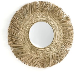 Ronde spiegel, zonnevorm, in herbariumØ102cm, Loully