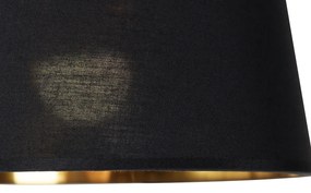 Smart booglamp met dimmer zwart met goud incl. Wifi A60 - Arc Basic Modern E27 Binnenverlichting Lamp