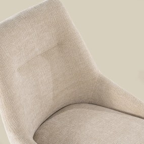 By-Boo Bliss Draaibare Eetkamerstoel Taupe Stof