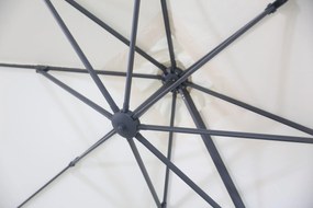 Zweefparasol  3x3m S1 (excl. voet) Taupe-naturel-bruin Camello Diego