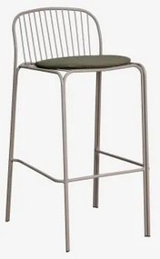 Pack Van 4 Hoge Tuinkrukken Van Staal Anerina Moka Bruin & ↑75 Cm & Groen – Intens Olijf - Sklum