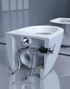 Kerra Viba Sua hangtoilet met douche wc en tornado flush wit