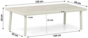 Stoel en Bank Loungeset 5 personen Aluminium Taupe  Lifestyle Garden Furniture Norte