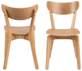 ROXY Natuurlijk eiken - HOUTEN STOEL VOOR WOONKAMER, EETKAMER, KEUKEN, RETRO