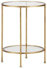 BePureHome Goddess Bijzettafel Metaal Antique Brass - 45.5 X 45.5cm.
