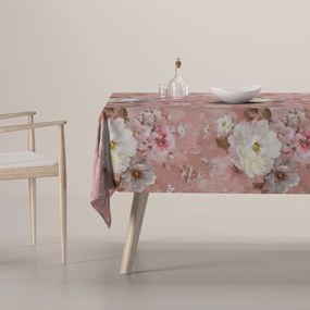 Dekoria Rechthoekig tafelkleed, roze, 130 x 130 cm