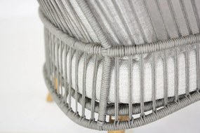 4 Seasons Outdoor Ancora loungestoel Teak Silver Grey SALE Tuinstoel   antraciet weerbestendig