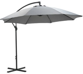 Garden Impressions Athene zweefparasol Ø300 cm - licht grijs