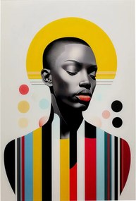 Kare Design Muse Glazen Wanddecoratie Geel