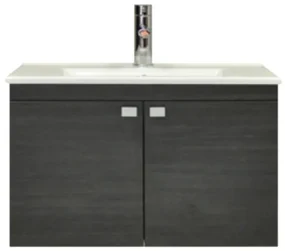 Sanicare Q5 badkamermeubel 2 deurs  80 cm antraciet