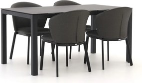 Diningset Bellagio | 4 personen | Tuinset kunststof | 5-delig | Kees Smit Tuinmeubelen