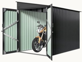 Arendal metalen gereedschapshuis 2,4 x 1,7 m Store Boss antraciet