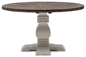 Rivièra Maison - Crossroads Round Dining Table Grey Dia 160 cm - Kleur: wit