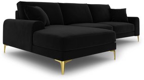 4.5-zitshoekbank Madara links velvet | Mazzini Sofas