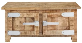 vidaXL Salontafel 67x67x30 cm massief mangohout