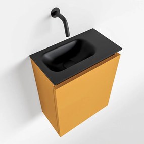 Mondiaz Ture 40cm toiletmeubel ocher met wastafel urban links geen kraangat