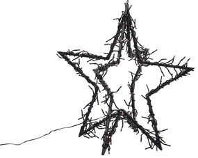 Kerst ster zwart ster incl. LED IP44 - Brilli