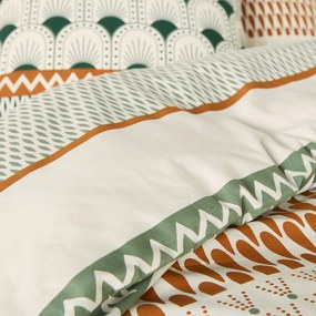 Bedset in katoen, rechthoekig kussensloop, Lilia