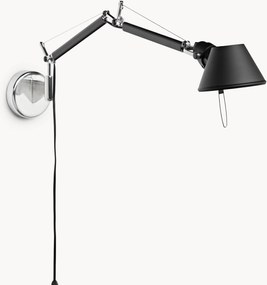 Grote verstelbare wandlamp Tolomeo Micro met stekker