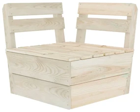 vidaXL Hoekbank sectioneel pallet geïmpregneerd vurenhout
