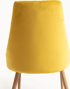 Set 4 Stoik Wood Stoelen