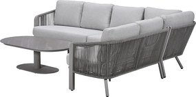 Garden Impressions Ryan loungeset hoek 5-delig - taupe