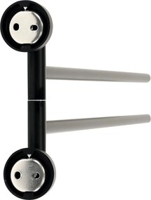 Plieger Vigo handdoekhouder 2 armig 45cm mat zwart