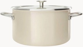 Anti-aanbak pan Creme met deksel