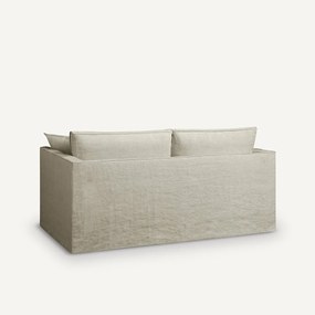 Bankhoes in dik stonewashed linnen, Camille