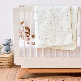 Deken in fleece en tetra, hartenprint, SCACCO