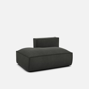 Loungebank, links, ribfluweel, Seven