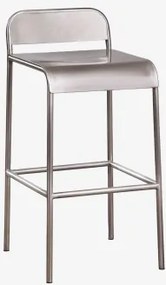 Set Van 2 Hoge Krukken Van Roestvrij Staal Narnial ↑65 Cm & Roestvrij Staal - Sklum