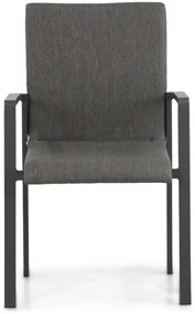 Tuinset 4 personen 180 cm Aluminium/textileen Grijs Lifestyle Garden Furniture Rome/Cesar