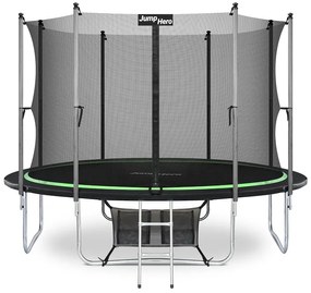 Tuintrampoline met veiligheidsnet aan binnenkant 366cm Jump Hero 12FT