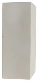 Industriële wandlamp grijs beton rechthoek - Meaux