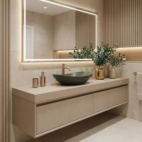 Opzetwastafel Rea Royal Olive Matt