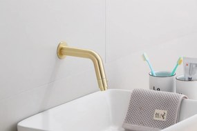 Saniclear Brass inbouw toiletkraan messing geborsteld - goud mat