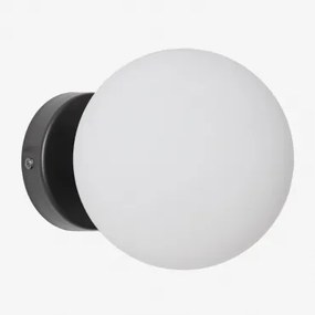 Wandlamp Van Roestvrij Staal Met Kristallen Bol Uvol Traditional Zwart - Sklum