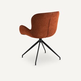 Draaiende tafelfauteuil Asyar