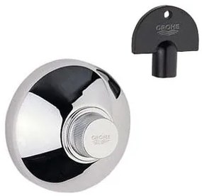 Grohe Universeel afbouwdeel inbouw stopkraan m. rozet m. steeksleutel chroom