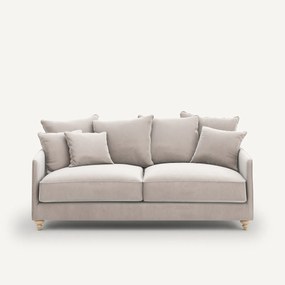 Omvormbare 3-zits fluwelen zetel, Lazare