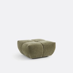 Poef, vintage ribfluweel, L83 cm, Nuria