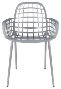 Zuiver Albert Kuip Garden Aluminium Tuinstoel Grijs