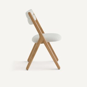 Eikenhouten stoel, Camminata, ontwerp Emmanuel Gallina