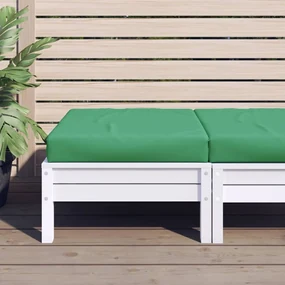 vidaXL Hockerkussen pallet stof groen