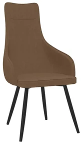 vidaXL Fauteuil stof bruin